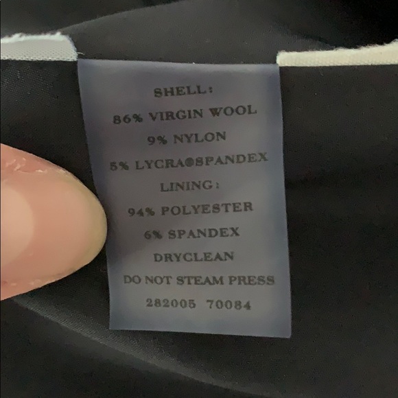 Peplum dark navy blazer - Picture 5 of 5